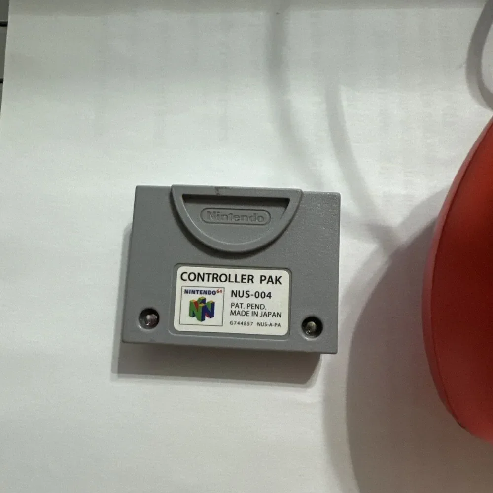 Nintendo 64 Controller Pak NUS-004 & SuperPad Colors Performance Red Controller